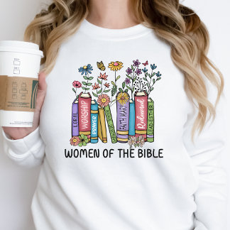 Sweatshirt chrétien pour les femmes Bible Graphism