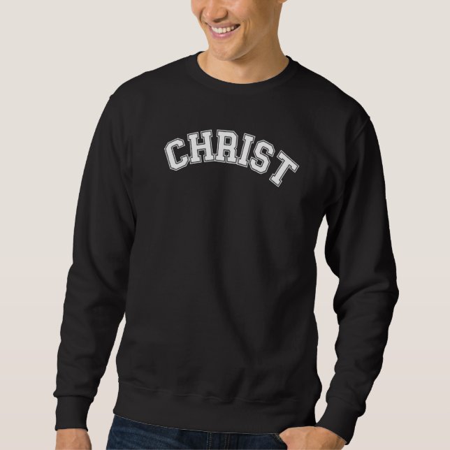 Sweatshirt Christ Graphique Chrétien 1 (Devant)