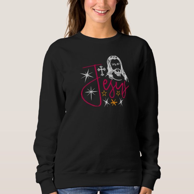 Sweatshirt Christ Religieux Christian (Devant)