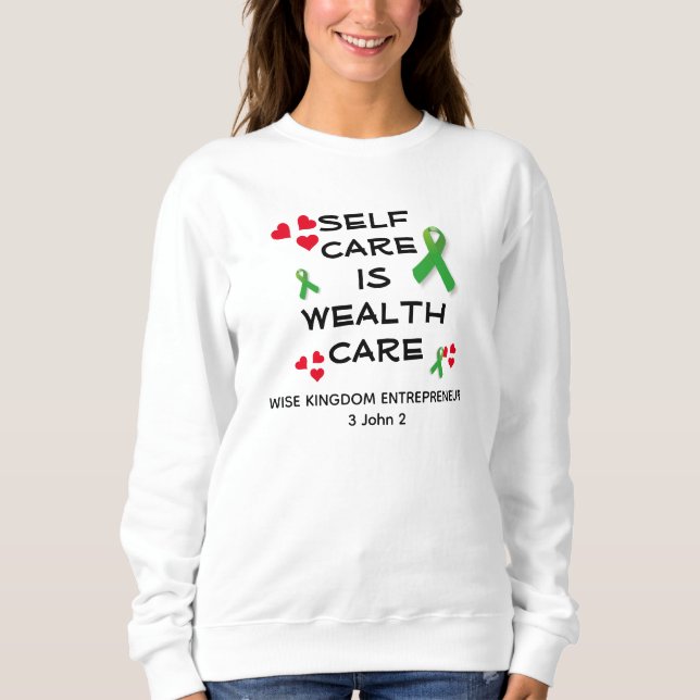 Sweatshirt Christian AUTO CARE RICHESSE SOINS Santé mentale (Devant)