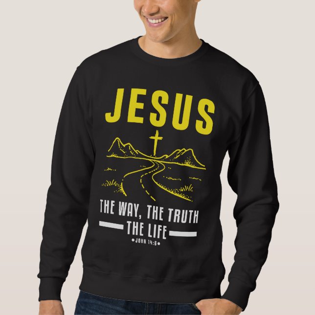 Sweatshirt Christian Bible Verse Faith Believer Follower  1 (Devant)