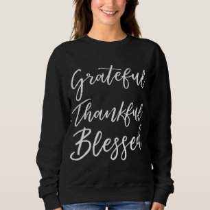 Sweatshirt Christian Blessures Citation Cadeau Grateful Thank