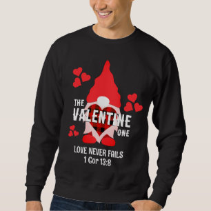 Sweatshirt Christian Couples VALENTINE GNOME Coeurs rouges