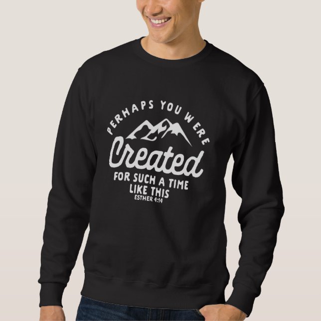 Sweatshirt Christian Créé Pour Un Temps Comme Cette Esther 41 (Devant)