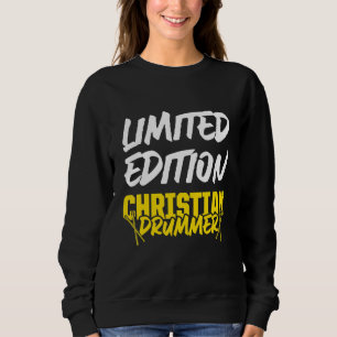 Sweatshirt Christian Drummer Church Adoration Drum Player 62