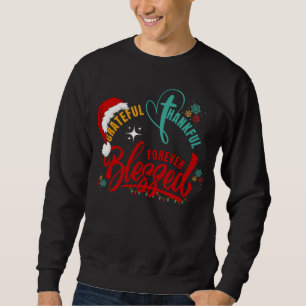 Sweatshirt Christian GRATEFUL MERCI NOËL BÉNÉFICIÉ