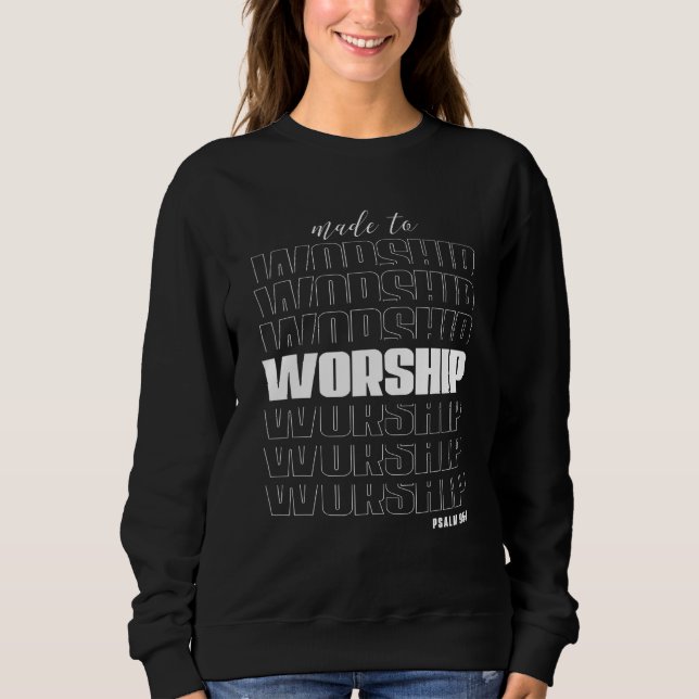 Sweatshirt Christian Jésus Christ - Culte - chrétien (Devant)