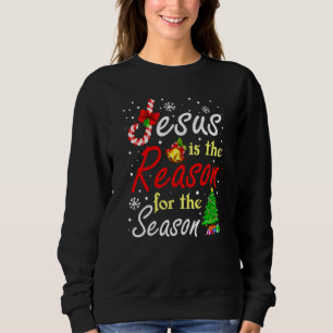 Sweatshirt Christian Jésus La Raison Noël Stuf Stocker
