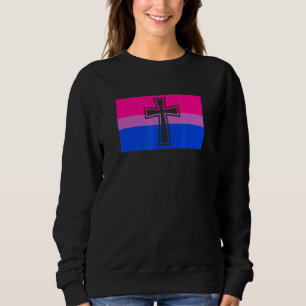 Sweatshirt Christian Lgbtq Ally Cross Gay Bisexual Pride drap