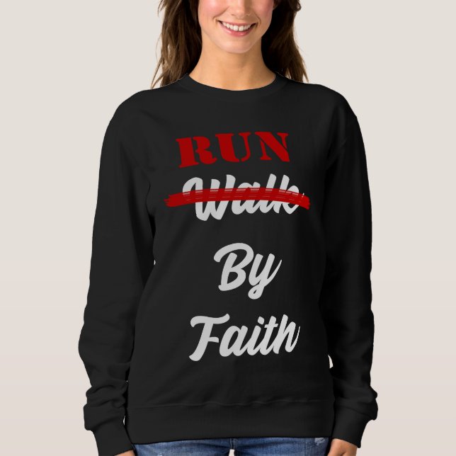 Sweatshirt Christian Marathon Runner (Devant)