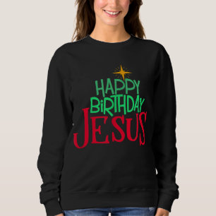 Sweatshirt Christian Noël JEUX ANNIVERSAIRE JÉSUS Femmes Homm