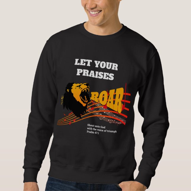 Sweatshirt Christian PRIE LE Lion ROAR (Devant)