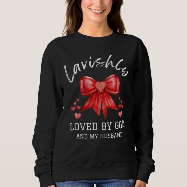Sweatshirt Christian Valentine AIMAIT avec excès le nœud papi (Devant)