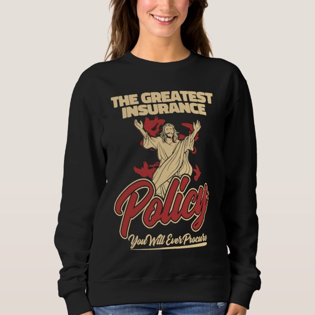 Sweatshirt Christianity Catholic Religion  Jesus Bible Christ (Devant)
