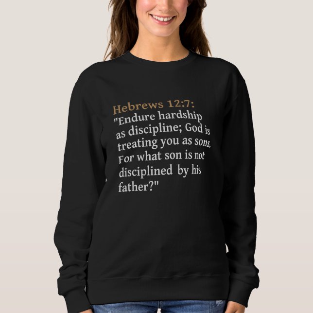 Sweatshirt Christianity Father Catholic  Religion Jesus Chris (Devant)