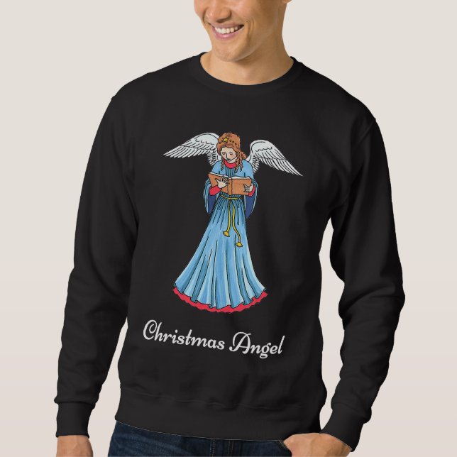 Sweatshirt Christmas Angel  Merry Christmas (Devant)