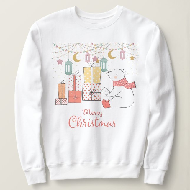 Sweatshirt Christmas Bear (Design devant)