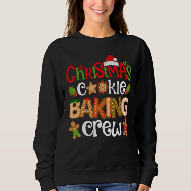 Sweatshirt Christmas Cookie Baking Crew  Pajamas Family Xmas (Devant)