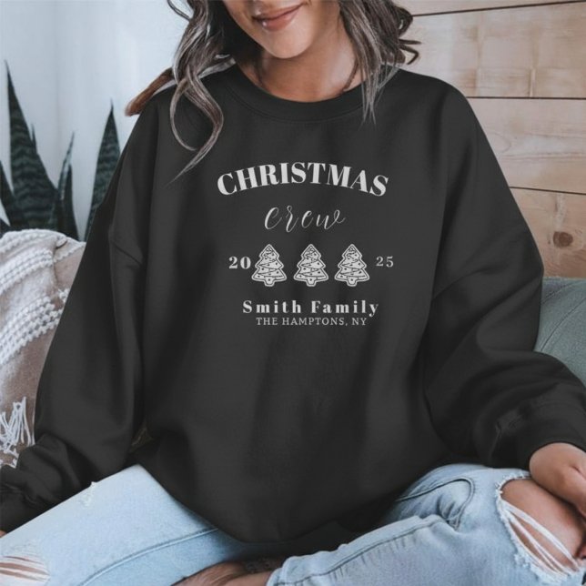 Sweatshirt Christmas Crew Custom Family Personalized Gingerbr (Christmas Crew Custom Family Personalized Gingerbr Sweatshirt)