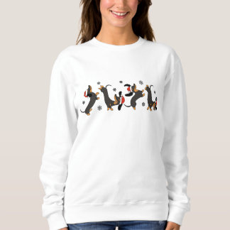Sweatshirt Christmas Dachshund, Cadeau Amoureux des chiens