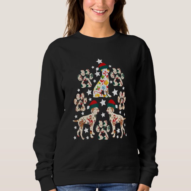 Sweatshirt Christmas Dog quote Dog cool Christmas (Devant)