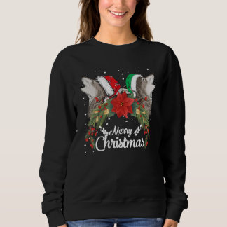 Sweatshirt Christmas for men women kids Santa ELF Wolf