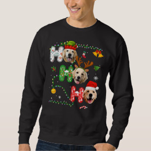 Sweatshirt Christmas Ho Ho Ho Golden Retriever 351