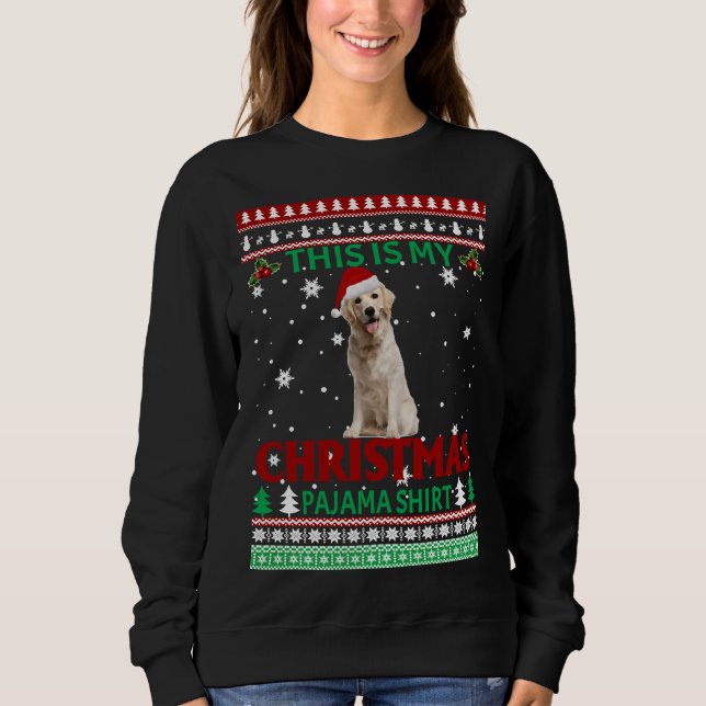 Sweatshirt Christmas Labrador Retriever C'est mon Noël (Devant)