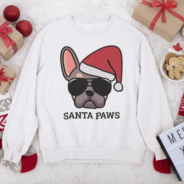 Sweatshirt Christmas Lilac Tan French Bulldog (Créateur téléchargé)