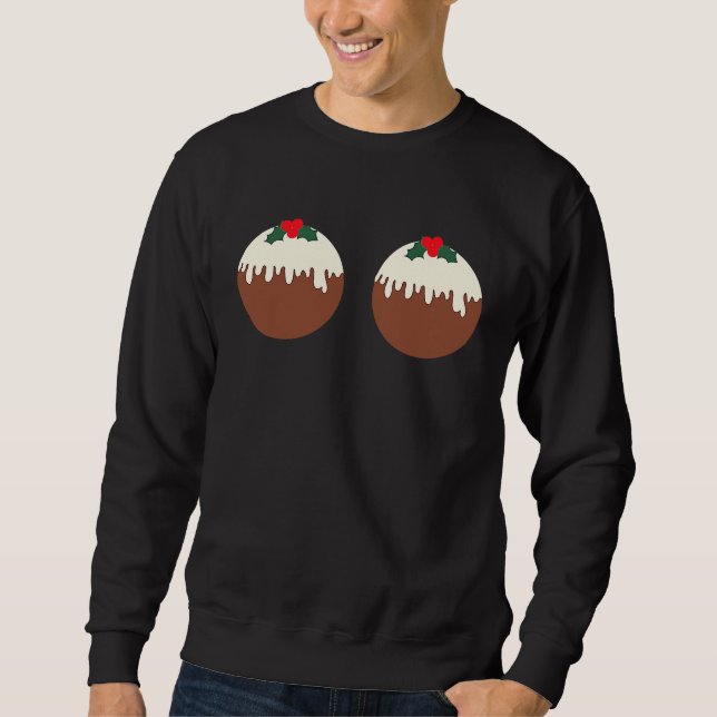 Sweatshirt Christmas Pudding Funny Womans Bra Costume for Wom (Devant)