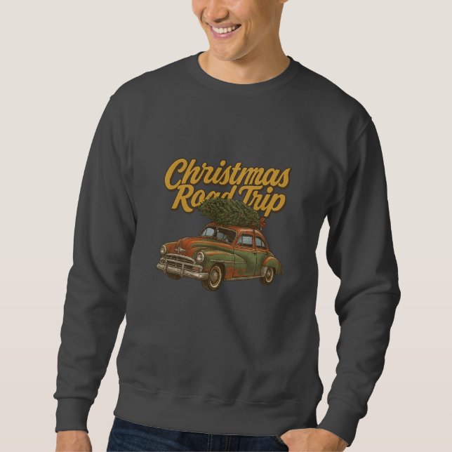 Sweatshirt Christmas Road Trip (Devant)