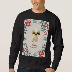 Sweatshirt Christmas Shih Tzu