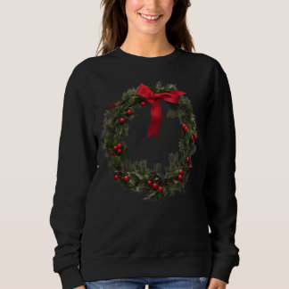 SWEATSHIRT CHRISTMAS WREATH