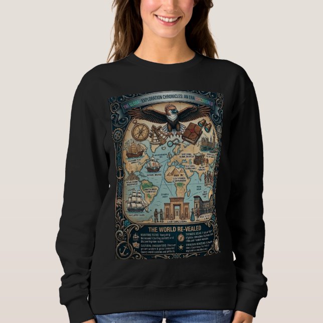 Sweatshirt Chroniques d'exploration mondiale (Devant)