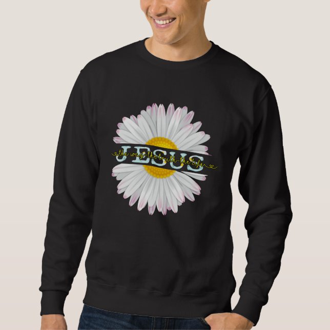 Sweatshirt Chrysanthemum The Way The Truth The Life Chrysanth (Devant)