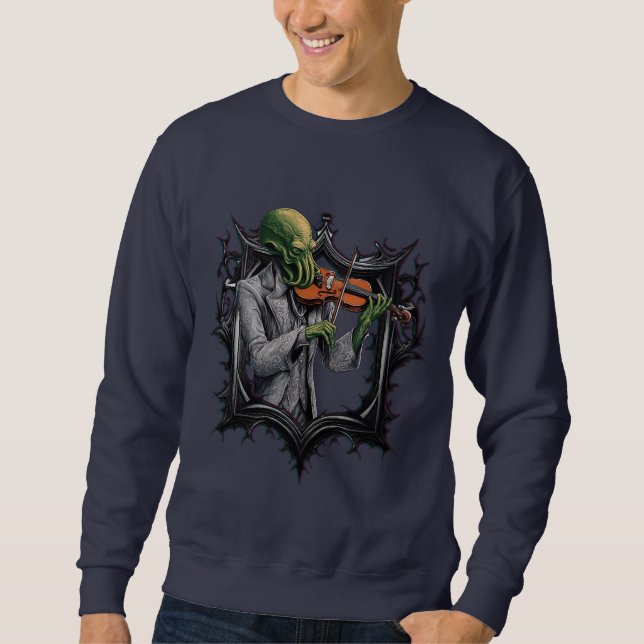 Sweatshirt Chthulu Violinista (Devant)