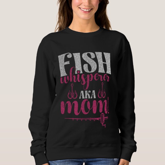 Sweatshirt Chuchoteuse de poissons alias Maman ! Maman de pêc (Devant)