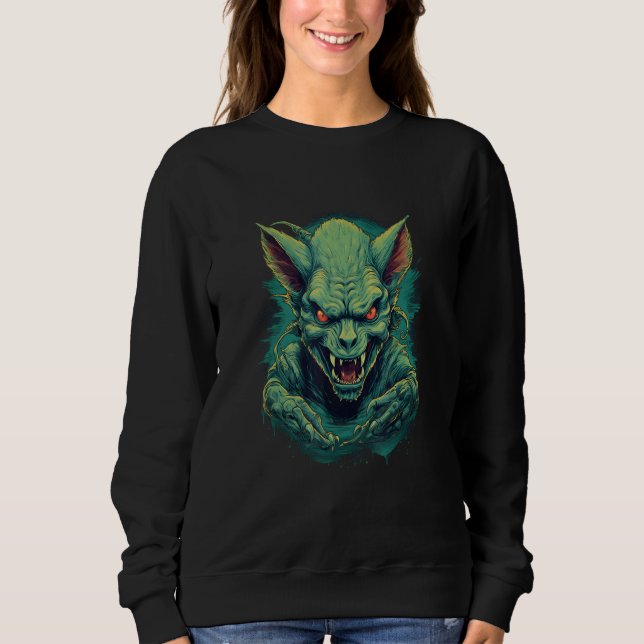 Sweatshirt Chupacabra The Goat Sucker by Haunted Horror Hallo (Devant)