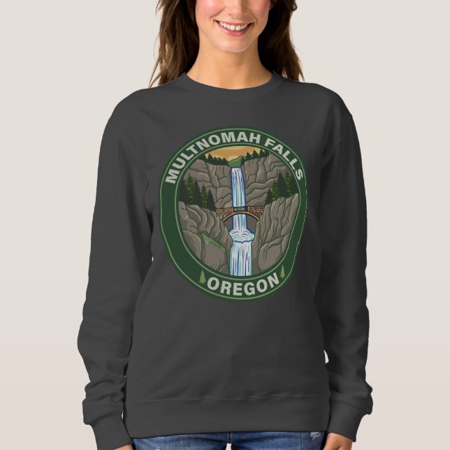 Sweatshirt Chutes Multnomah Oregon (Devant)