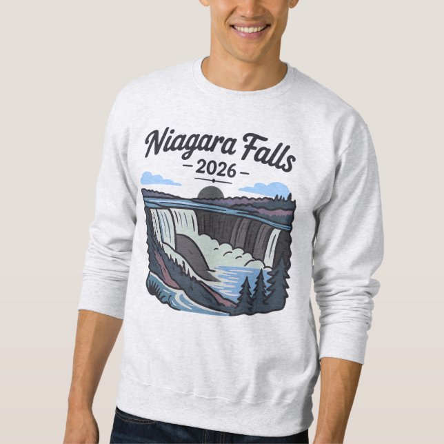 Sweatshirt Chutes Niagara Canada (Devant)