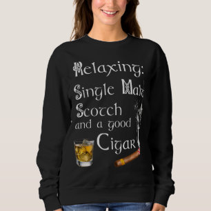 Sweatshirt Cigar À Whiskey Malt Simple Pour Hommes