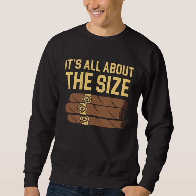 Sweatshirt Cigar Smoking Tobacco Smoke Cigarette Smoker Cigar (Devant)