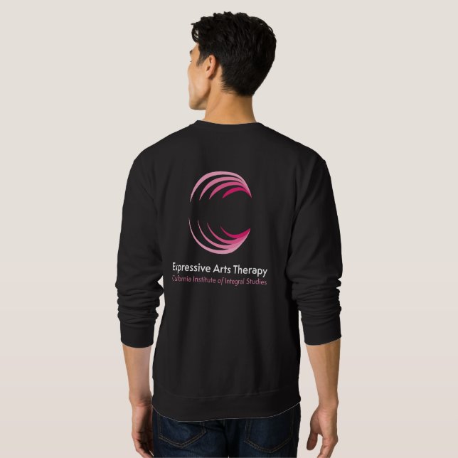 Sweatshirt CIIS EXA Sweat-shirt à col ras du cou noir (Dos entier)