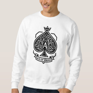 Sweatshirt Cimier de l'As des Pique — Filigree couronné