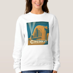 Sweatshirt Cincinnati, Ohio Terminal Union historique