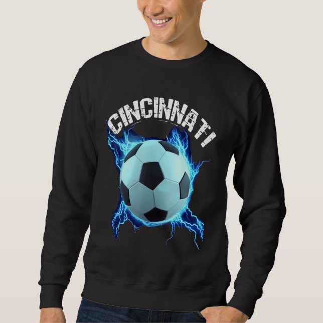 Sweatshirt Cincinnati Soccer Retro (Devant)