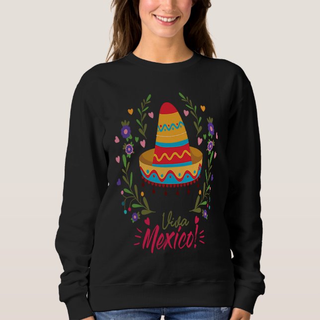 Sweatshirt Cinco De Mayo Burritos  Mexico Tacos and Avocado   (Devant)