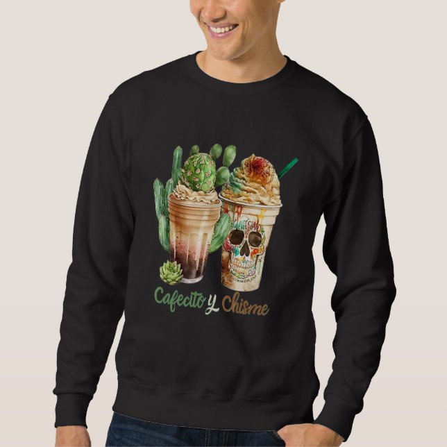 Sweatshirt Cinco De Mayo Coffee Cup Latte Mexican Fiesta (Devant)