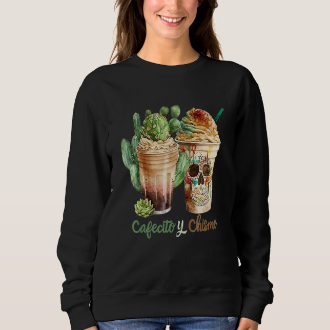 Sweatshirt Cinco De Mayo Coffee Cup Latte Mexican Fiesta (Devant)
