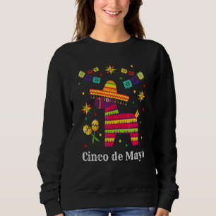 Sweatshirt Cinco De Mayo Cute Sombrero Portant Llama